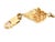 Mid 20th Century Mid 20th Century Eight Conch Seashell 14k Yellow Gold Charm Bracelet For Sale - Image 5 of 6