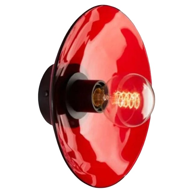 Acid Red Zénith Wall Light by Radar For Sale