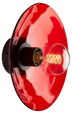 Acid Red Zénith Wall Light by Radar