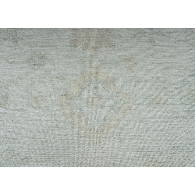 Turkish Oushak Rug 7'11" x 10'1" #20297 For Sale - Image 4 of 8