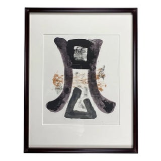 Kumi Sugaï, Violet, 1970, Lithograph, Framed For Sale