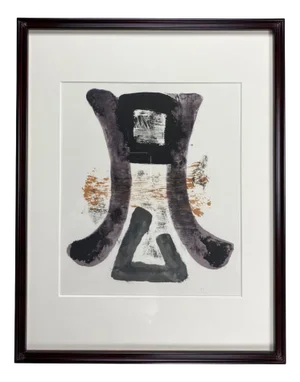 Kumi Sugaï, Violet, 1970, Lithograph, Framed