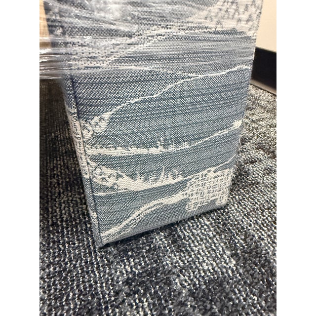 Textile Oversized Stewart Furniture Cocktail Ottoman For Sale - Image 7 of 11