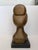 Metal Mid Century Bronze Colored Japanese Woman Bust Sculpture For Sale - Image 7 of 10