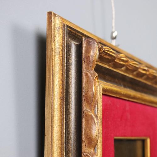 Peasant with Amphora, 1700s-1800s, Oil on Slate For Sale - Image 8 of 11