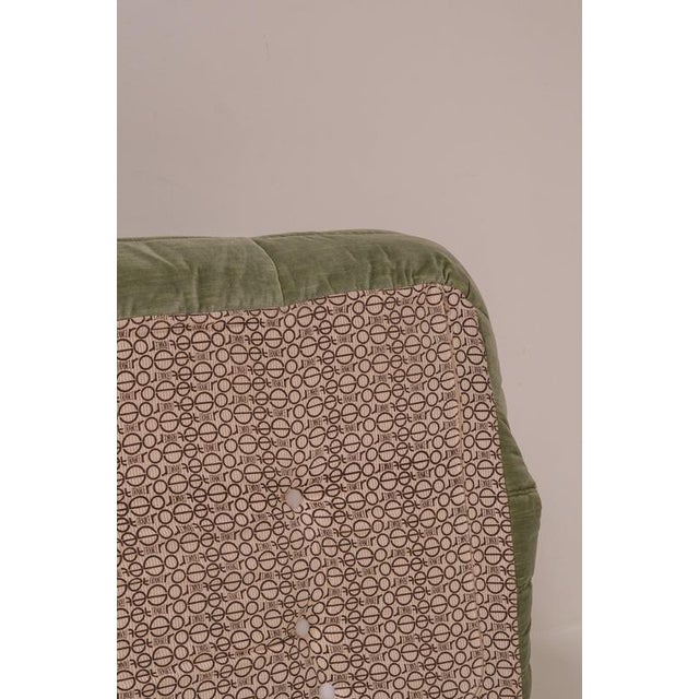 Green Vintage Togo Three-Seater Sofa in Pierre Frey Velvet by Michel Ducaroy for Ligne Roset For Sale - Image 8 of 13