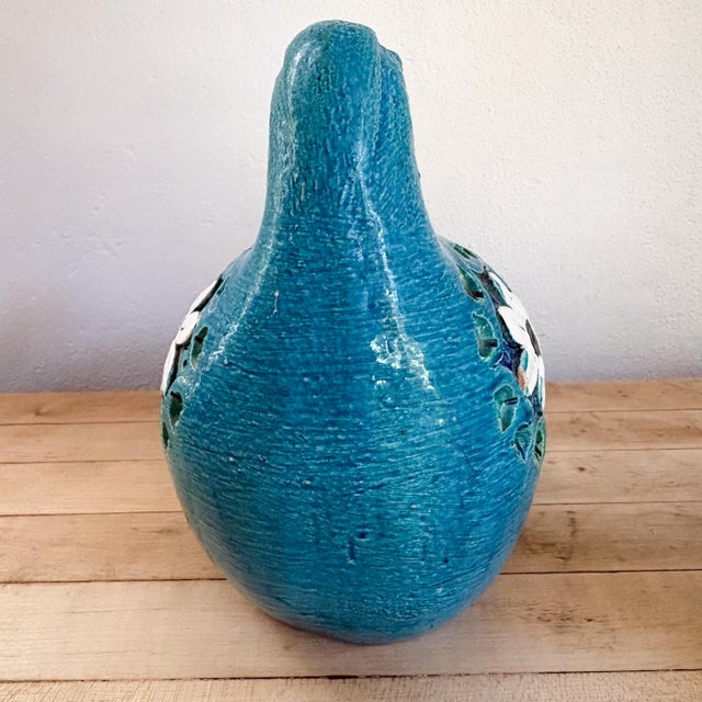 Cerulean Aldo Londi for Bitossi Rimini Blue Set of 2 1960's Dove Figurines For Sale - Image 8 of 13