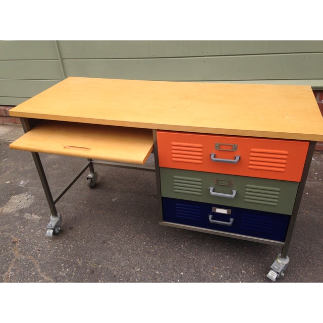 Pottery Barn Locker Desk Chairish