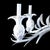 Late 20th Century Coastal White Pineapple Chandelier For Sale - Image 4 of 4
