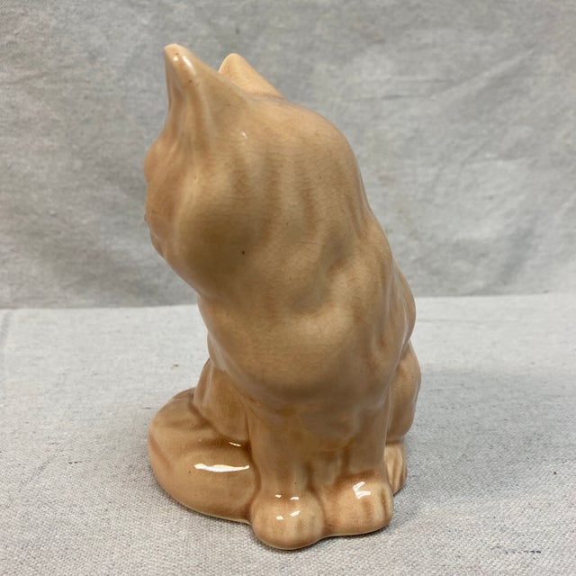 Asian California Pottery Persian Cat Planter For Sale - Image 3 of 12