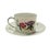 Limoges, France Late 20th Century Limoges Tea Set 4 Cup and Saucer Porcelain Floral Design French Collectibles - 8 pcs For Sale - Image 4 of 6