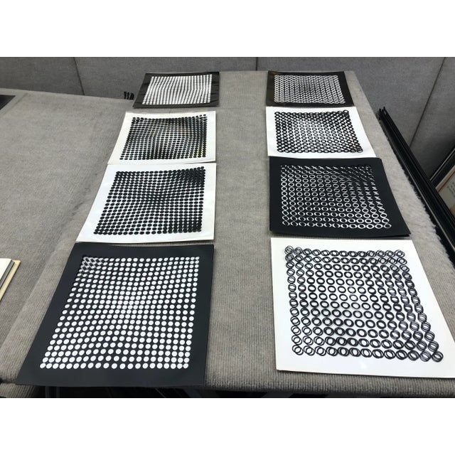 1970 Victor Vasarely 'Vasarely II' Cubism Blue Book For Sale - Image 10 of 11