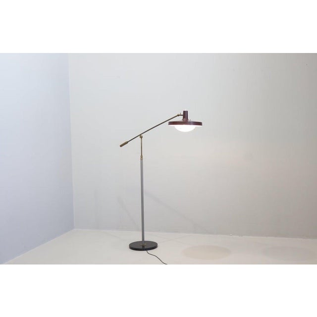 Monumental Adjustable Floor Lamp by Sarfatti for Arteluce, 1952 For Sale - Image 15 of 17
