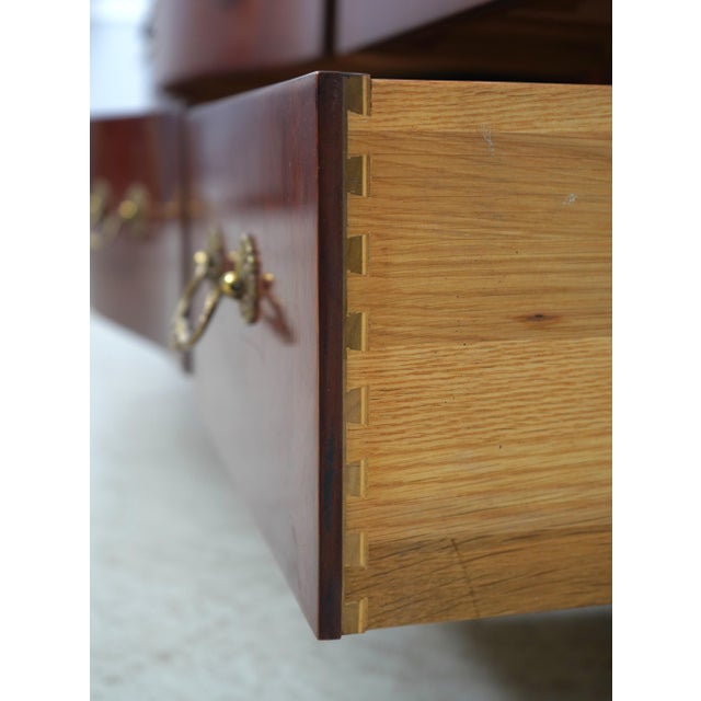1980s Baker Mahogany Chippendale Style Dresser For Sale - Image 5 of 18