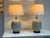 Gray Modern Farmhouse Ceramic Table Lamps, Pair For Sale - Image 8 of 12