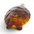 Lalique Lalique France Tortue Caroline Amber & Satin Crystal Turtle Figurine For Sale - Image 4 of 12