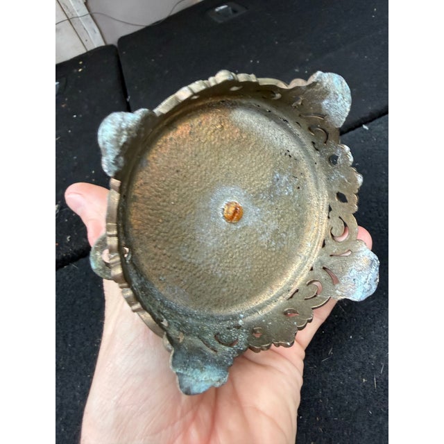 Late 19th Century Antique 19th Century Staffordshire Eng. Figurine Scottish Lady on Metal Base 9in For Sale - Image 5 of 6