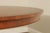 Late 20th Century Italian Made Empire Style Round Burlwood Pedestal Center Table For Sale In Philadelphia - Image 6 of 18