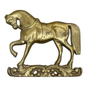 Vintage Victorian Style Brass Horse Decoration