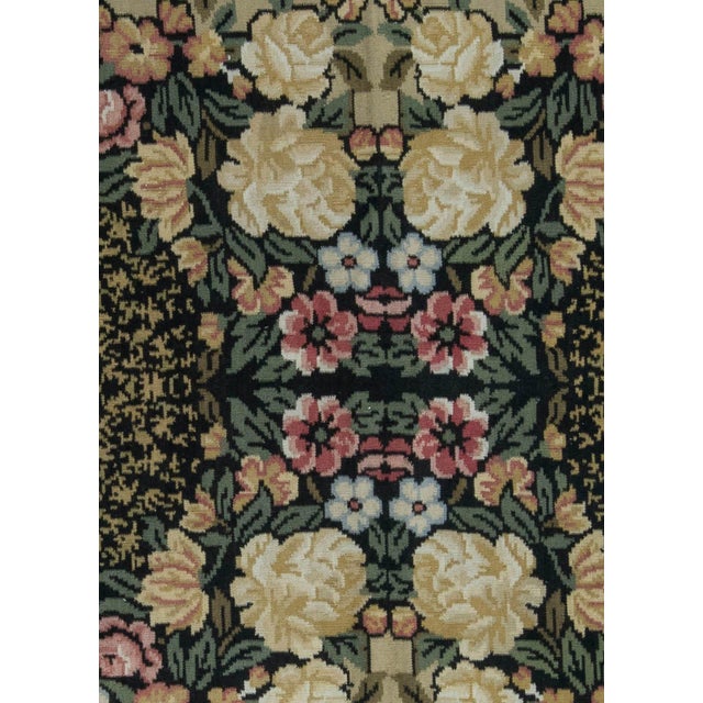 Contemporary European inspired Bessarabian floral wool rug by Doris Leslie Blau. Size: 9'1" × 12'5" (276 × 378 cm). This...