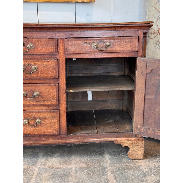 George III 18th Century Oak Dresser Base For Sale - Image 11 of 14