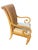 Vintage Woven Rattan High-Back Armchairs With Scroll Arms, a Pair For Sale - Image 10 of 12