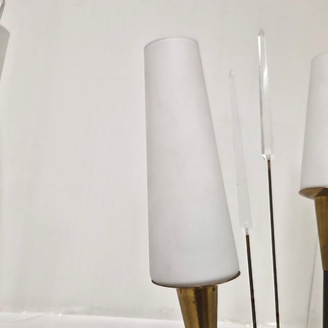 Vintage Floor Lamps by René Mathieu for Maison Lunel, 1950s, Set of 2 For Sale - Image 6 of 10