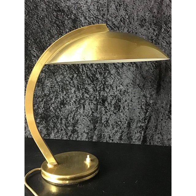 Vintage Brass Desk Lamp by Egon Hillebrand for Hillebrand Lighting For Sale - Image 6 of 18