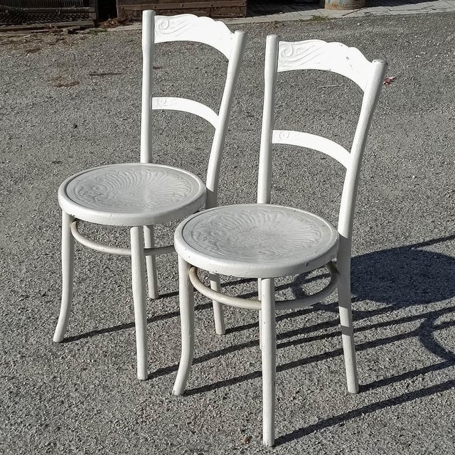 White Chairs, 1930s, Set of 2 For Sale - Image 10 of 18