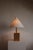Beige Modern Burl Wood Table Lamp, 1970s For Sale - Image 8 of 10