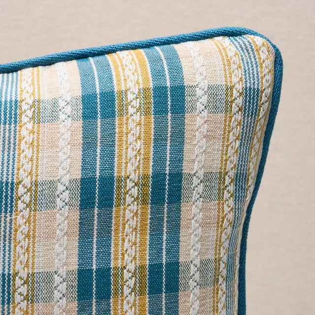 This pillow features Fonda. With its versatile medium scale and all-purpose weight, Fonda is a sophisticated, yet easy-to-...