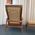 Tan 1960s Danish Modern Oak Reclining Lounge Chair Ottoman Set by Ib Kofod-Larsen For Sale - Image 8 of 11