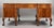 1920s Vintage Figured Walnut Pedestal Desk, 1920 For Sale - Image 5 of 12