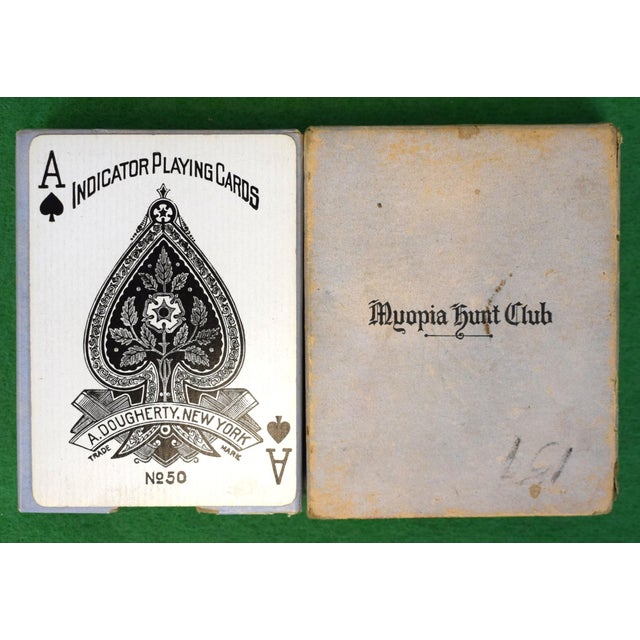 Indicator Playing Cards A. Dougherty New York No 50 Indicators, patented in 1883, soon became the standard for use in all...