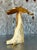 Bring a touch of organic artistry to your space with this stunning vintage boho carved mushroom table. Crafted from a...