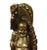 Gold Painted Carved Wood Happy Buddha Figure For Sale - Image 4 of 6