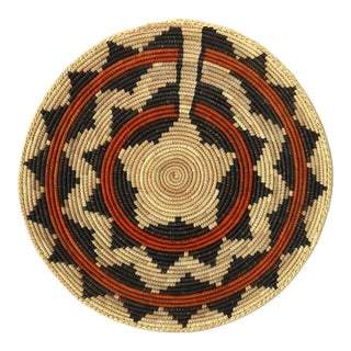 Vintage Southwest Native American Woven Reed Basket 20thC For Sale