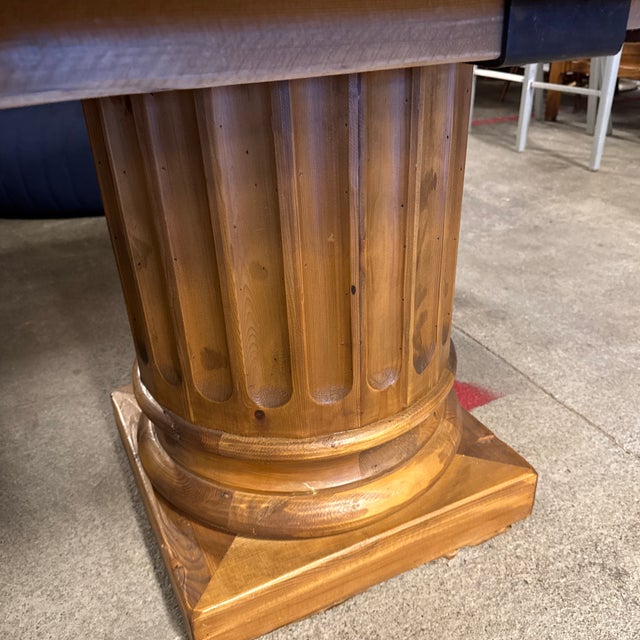 Restoration Hardware Double Pedestal Extension Table For Sale - Image 11 of 12