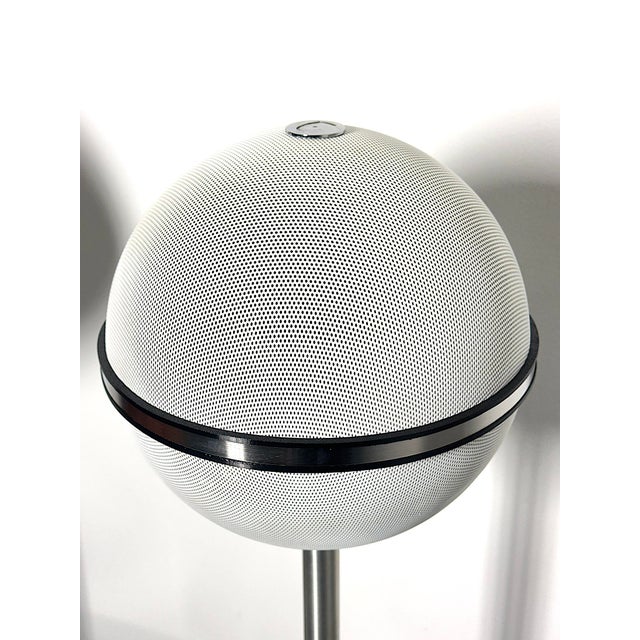 Vintage White Audiorama 4000 Speakers from Grundig, Germany, 1972, Set of 2 For Sale - Image 10 of 15