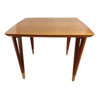 Mid-Century Danish Cherry Coffee Table by Lauritz Larsen, 1970s For Sale