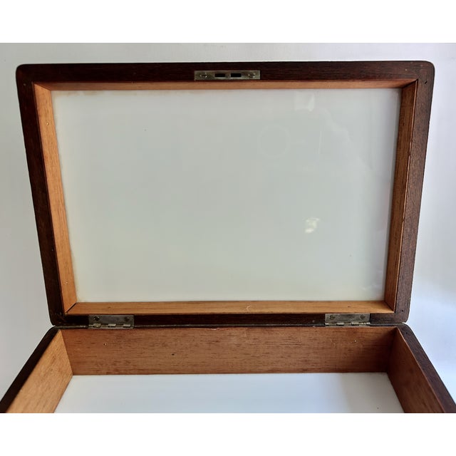 Mid 20th Century Vitrolite Lined Lidded Humidor For Sale - Image 11 of 18