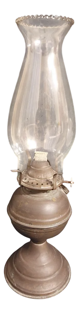 Antique Oil Table Lamp, 1890s