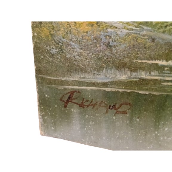 Impressionist 1960s Raymond Knaub Original Painting For Sale - Image 3 of 6