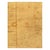 Galerie Shabab Collection Gold Early 20th Century Handmade Turkish Oushak Large Square Room Size Carpet For Sale - Image 4 of 10