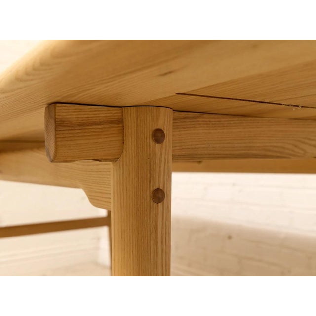 Champagne Mid 20th Century Styled After Hans Wegner Style Oak Dining Table For Sale - Image 8 of 12