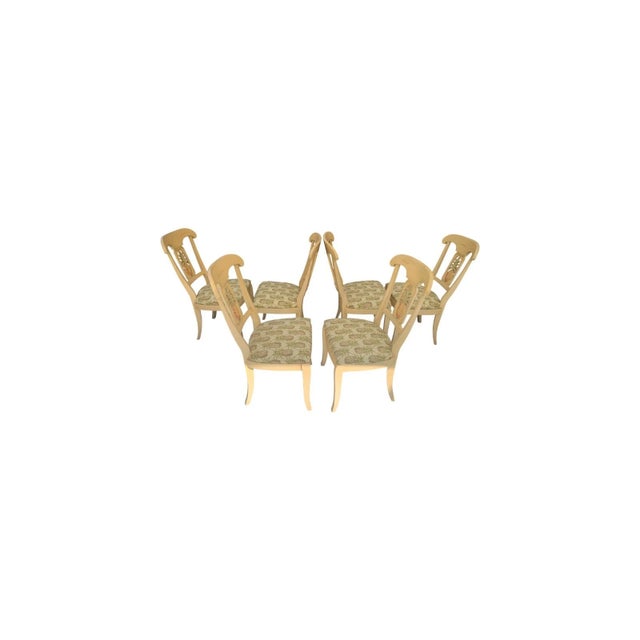Traditional Late 20th Century Ethan Allen Legacy Collection Pineapple Back Dining Chairs Set of 6 For Sale - Image 3 of 13