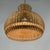 Brown Austrian Rattan & Wicker Pendant, 1950s For Sale - Image 8 of 16