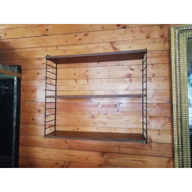 String Wall Bookcase by Nils Strinning for String Design Ab, 1960s, Set of 5 For Sale - Image 6 of 6
