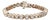 3ctw Diamond Tennis Bracelet 14k Yellow Gold 6.5" 4.4mm For Sale