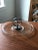 1930s Art Deco Cheese Tray Glass & Aluminum For Sale In Houston - Image 6 of 9